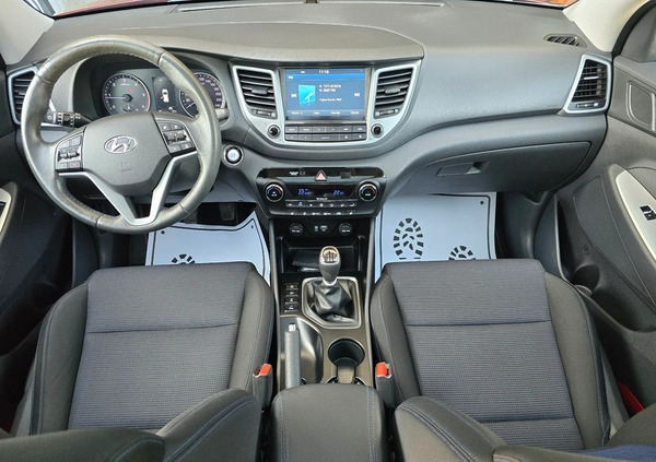 Hyundai Tucson cena 66999 przebieg: 168841, rok produkcji 2015 z Łęczna małe 781